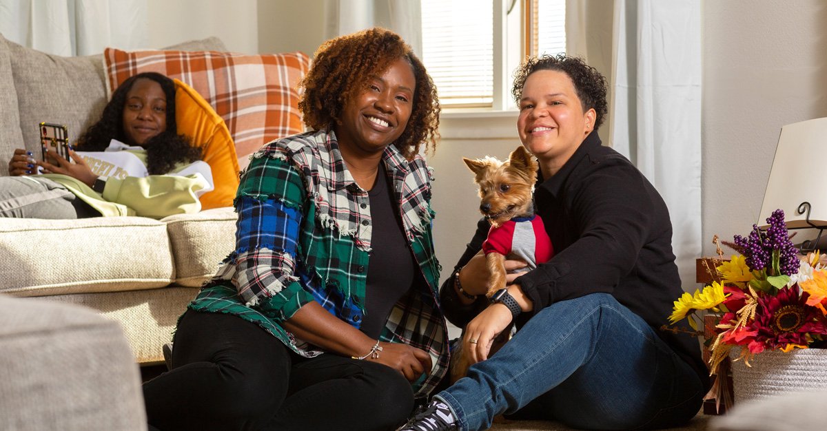Meet Gina, Aysha and family